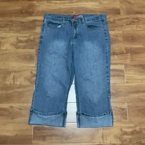 Lazerjeans women blue size 16 cropped